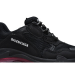 Balenciaga Triple S Black Claret Red