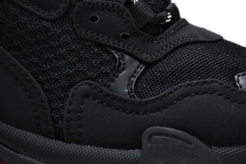 Balenciaga Triple S Black Claret Red