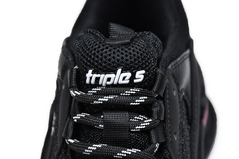 Balenciaga Triple S Black Claret Red