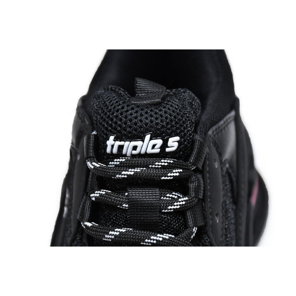 Balenciaga Triple S Black Claret Red