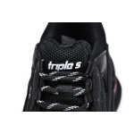 Balenciaga Triple S Black Claret Red