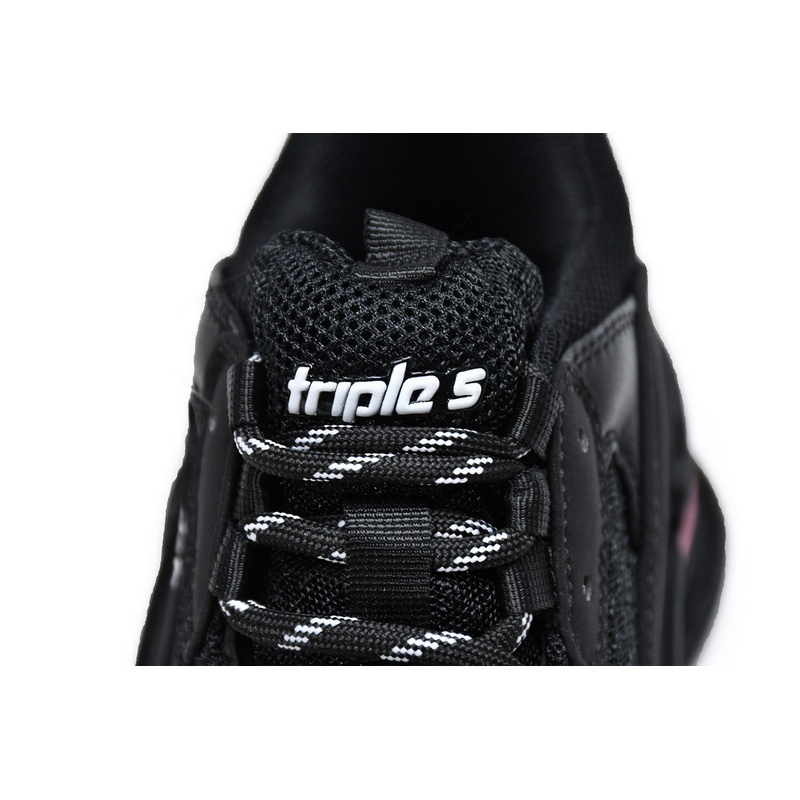 Balenciaga Triple S Black Claret Red