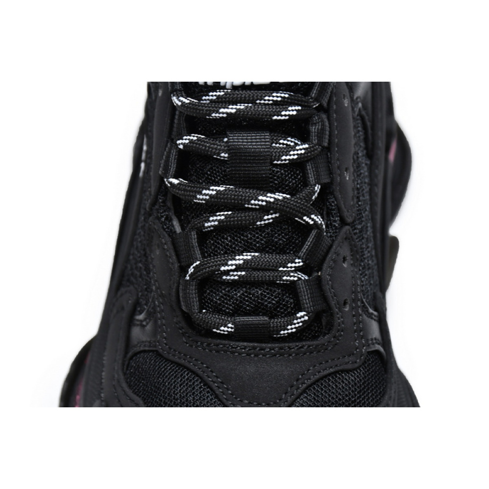 Balenciaga Triple S Black Claret Red