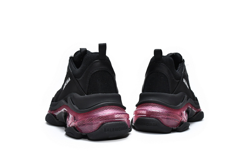 Balenciaga Triple S Black Claret Red