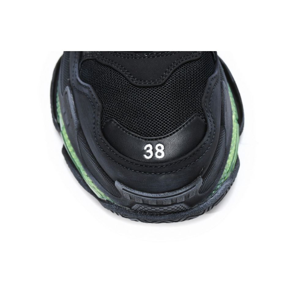 Balenciaga Triple S Black Green