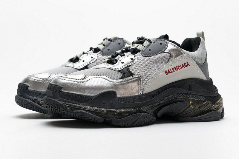 Balenciaga Triple S Black Silver