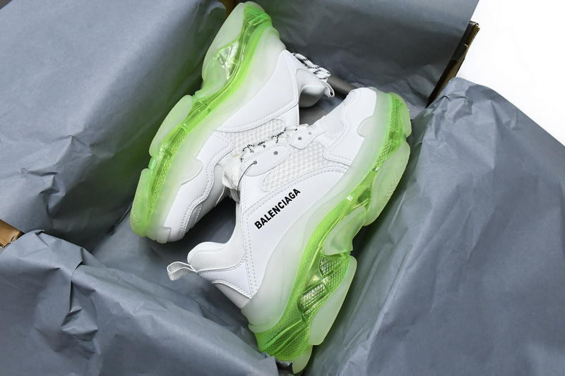 Balenciaga Triple S White Green