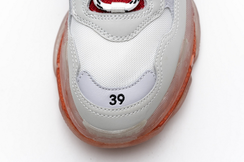 Balenciaga Triple S White Red
