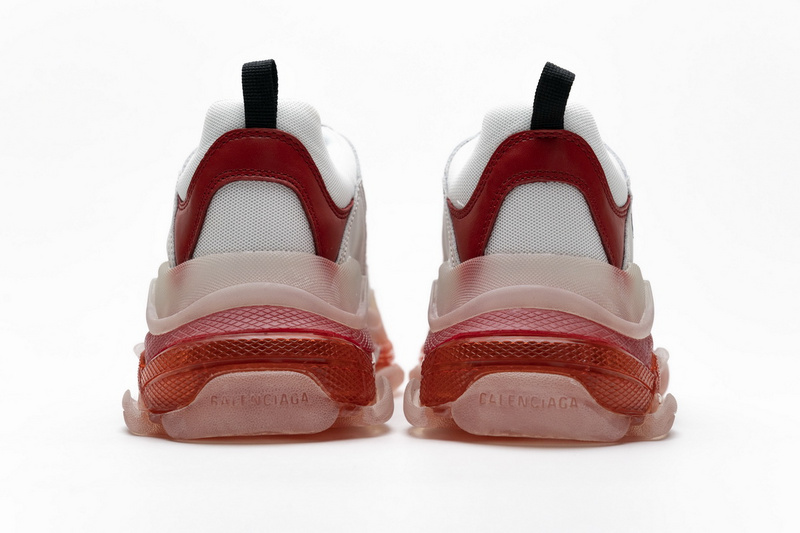 Balenciaga Triple S White Red