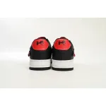 BP A Bathing Ape Bape Sta Low Black and Red Co Branding