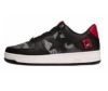 BP A Bathing Ape Bape Sta Low Black and Red Co Branding