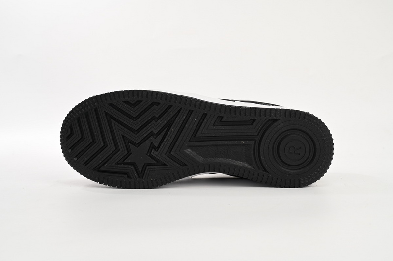 BP A Bathing Ape Bape Sta Low Black Black Snake Skin