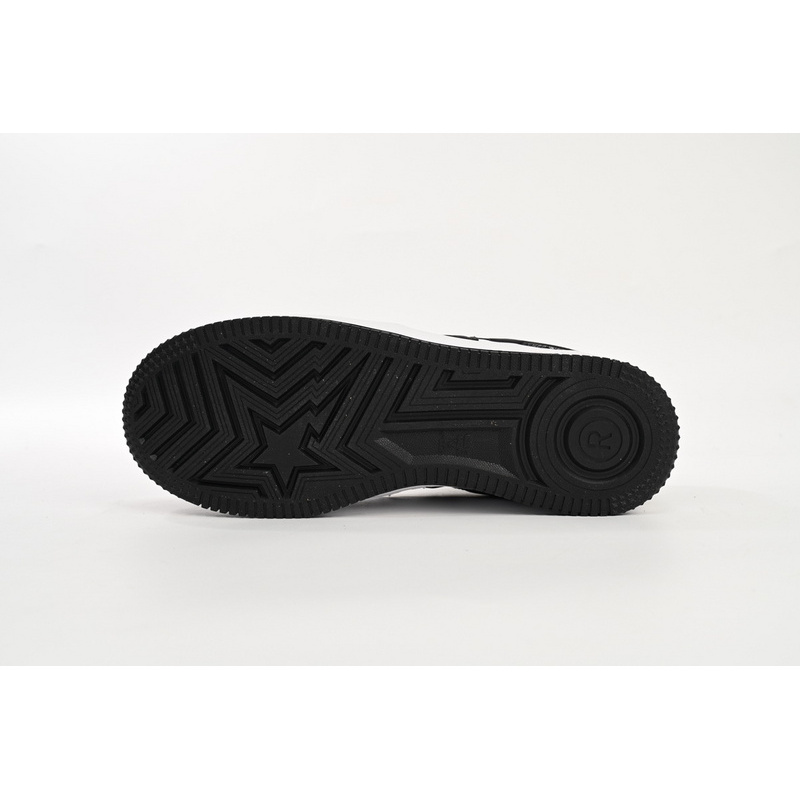 BP A Bathing Ape Bape Sta Low Black Black Snake Skin