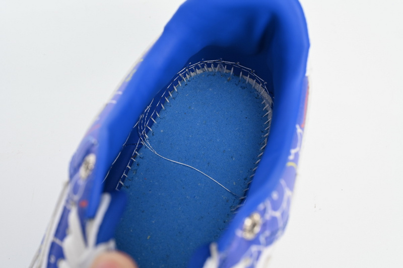 BP A Bathing Ape Bape Sta Low Black Blue Color Spray Painting