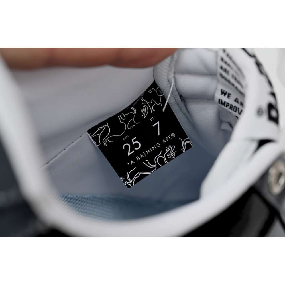 BP A Bathing Ape Bape Sta Low Black Grey Baolan
