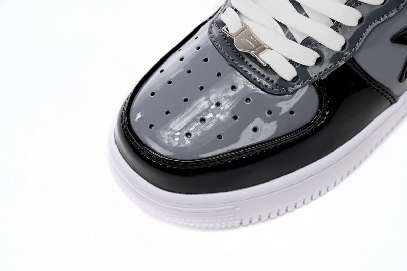 BP A Bathing Ape Bape Sta Low Black Grey Baolan