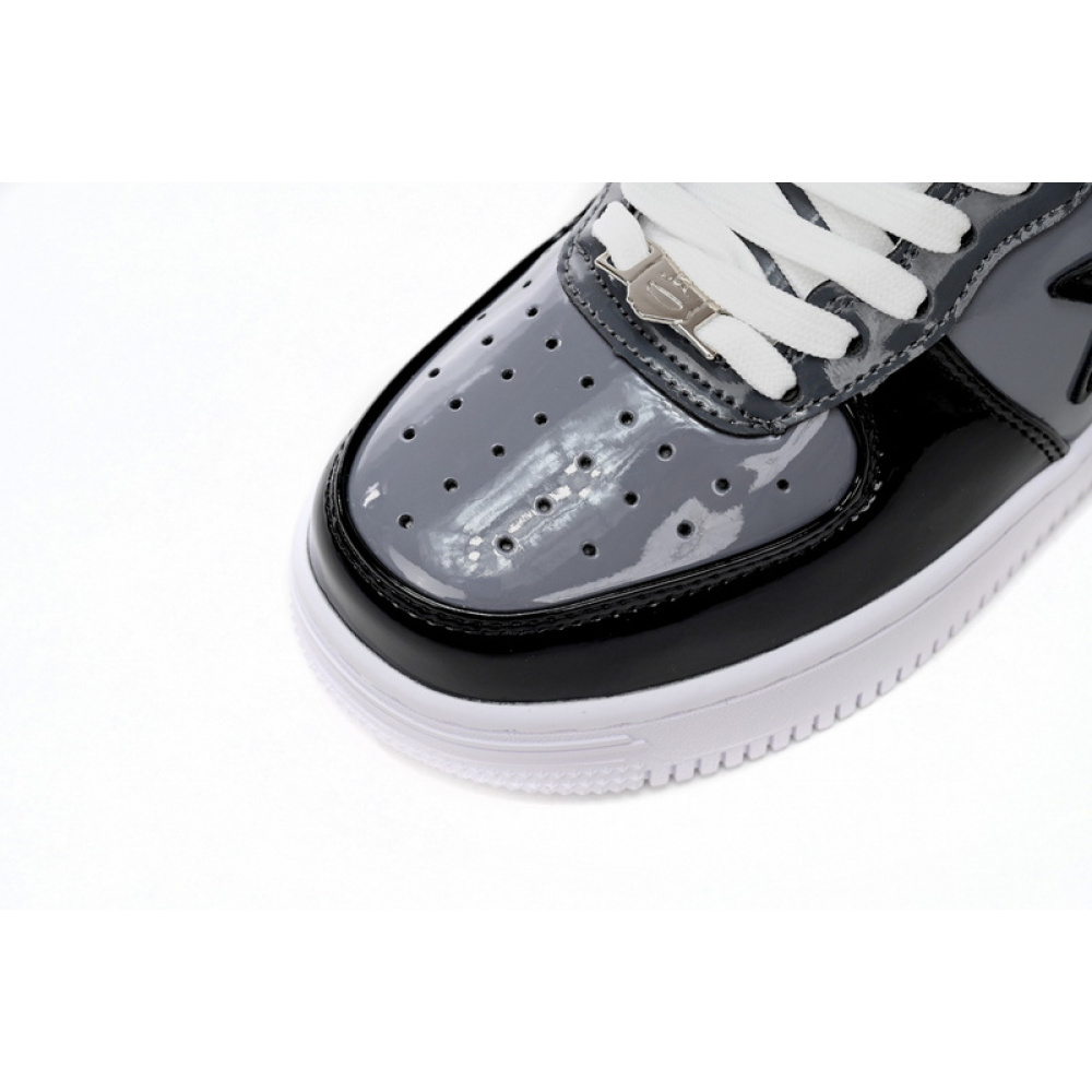 BP A Bathing Ape Bape Sta Low Black Grey Baolan