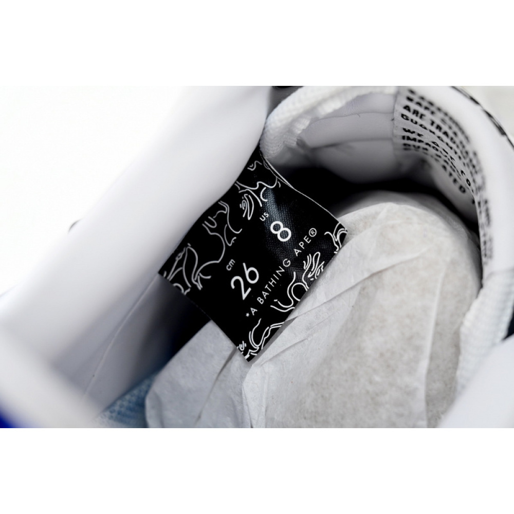 BP A Bathing Ape Bape Sta Low Lnk Blue Mirror Surface