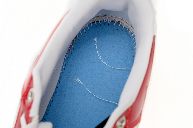 BP A Bathing Ape Bape Sta Low Red, white, and Green