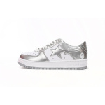 BP A Bathing Ape Bape Sta Low Silver