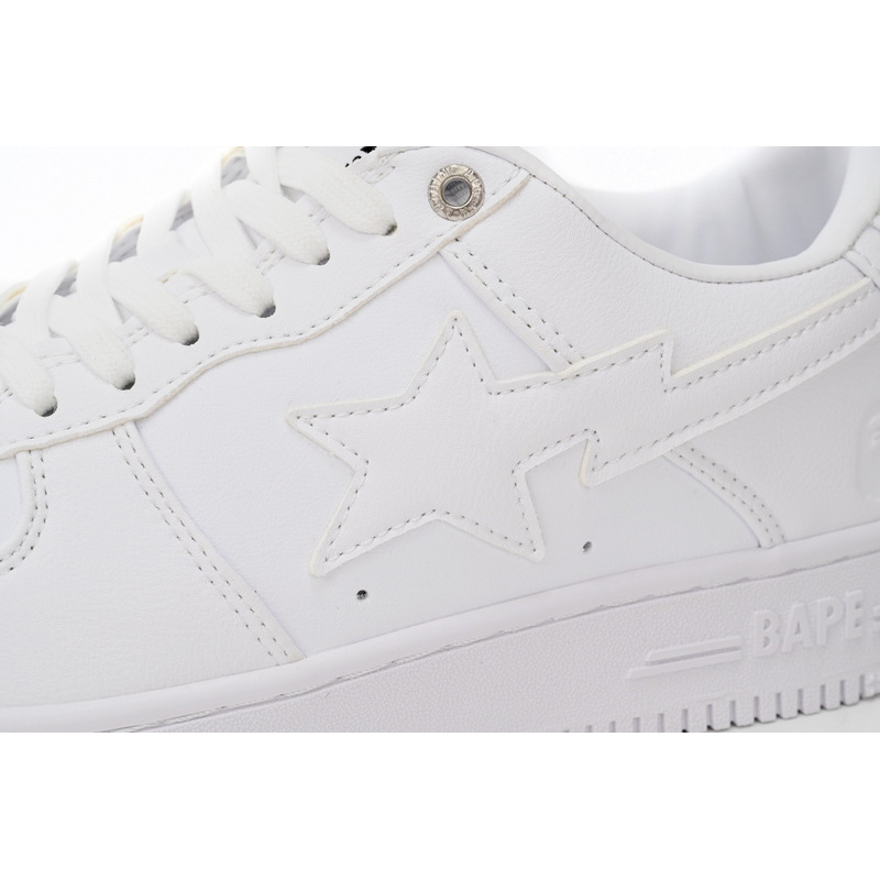 BP A Bathing Ape Bape Sta Low White