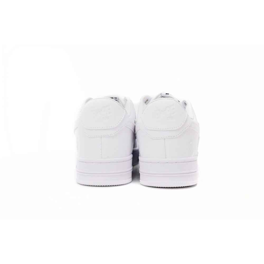 BP A Bathing Ape Bape Sta Low White