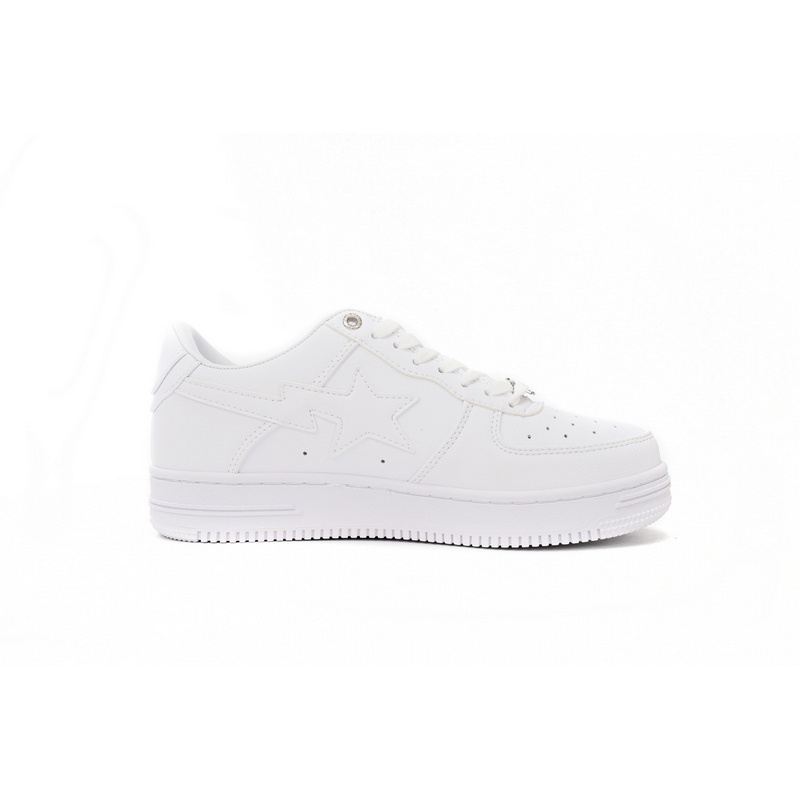 BP A Bathing Ape Bape Sta Low White