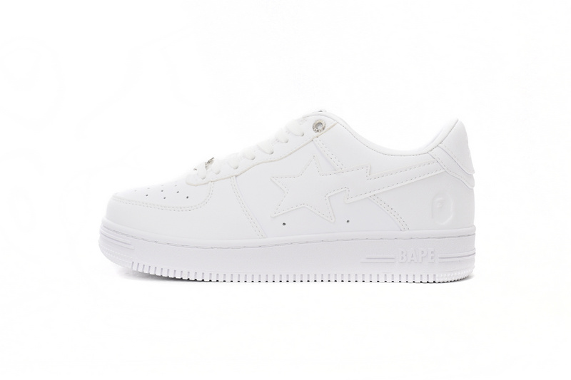 BP A Bathing Ape Bape Sta Low White