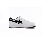 BP A Bathing Ape Bape Sta Low White And Black Tick