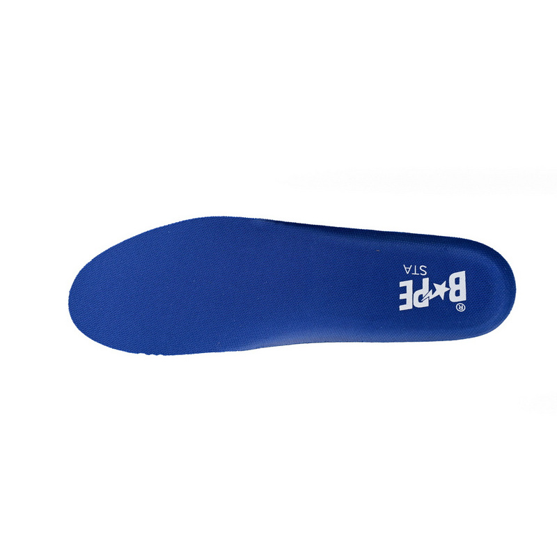 BP A Bathing Ape Bape Sta Low White and Blue Border