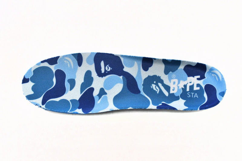 BP A Bathing Ape Bape Sta Low White Blue Camouflage