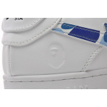 BP A Bathing Ape Bape Sta Low White Blue Camouflage