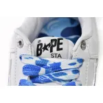 BP A Bathing Ape Bape Sta Low White Blue Camouflage