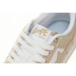 BP A Bathing Ape Bape Sta Low White Brown Mirror Surface