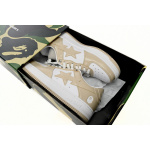BP A Bathing Ape Bape Sta Low White Brown Mirror Surface