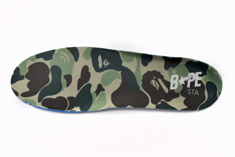 BP A Bathing Ape Bape Sta Low White Green Camouflage