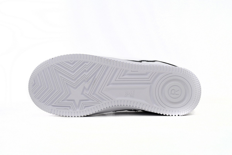 BP A Bathing Ape Bape Sta Low White Green edge