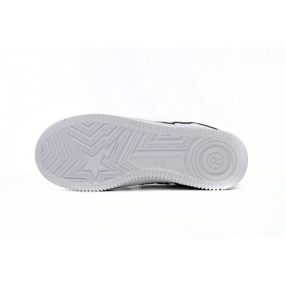 BP A Bathing Ape Bape Sta Low White Green edge