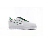 BP A Bathing Ape Bape Sta Low White Green edge
