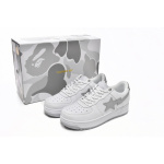 BP A Bathing Ape Bape Sta Low White Grey