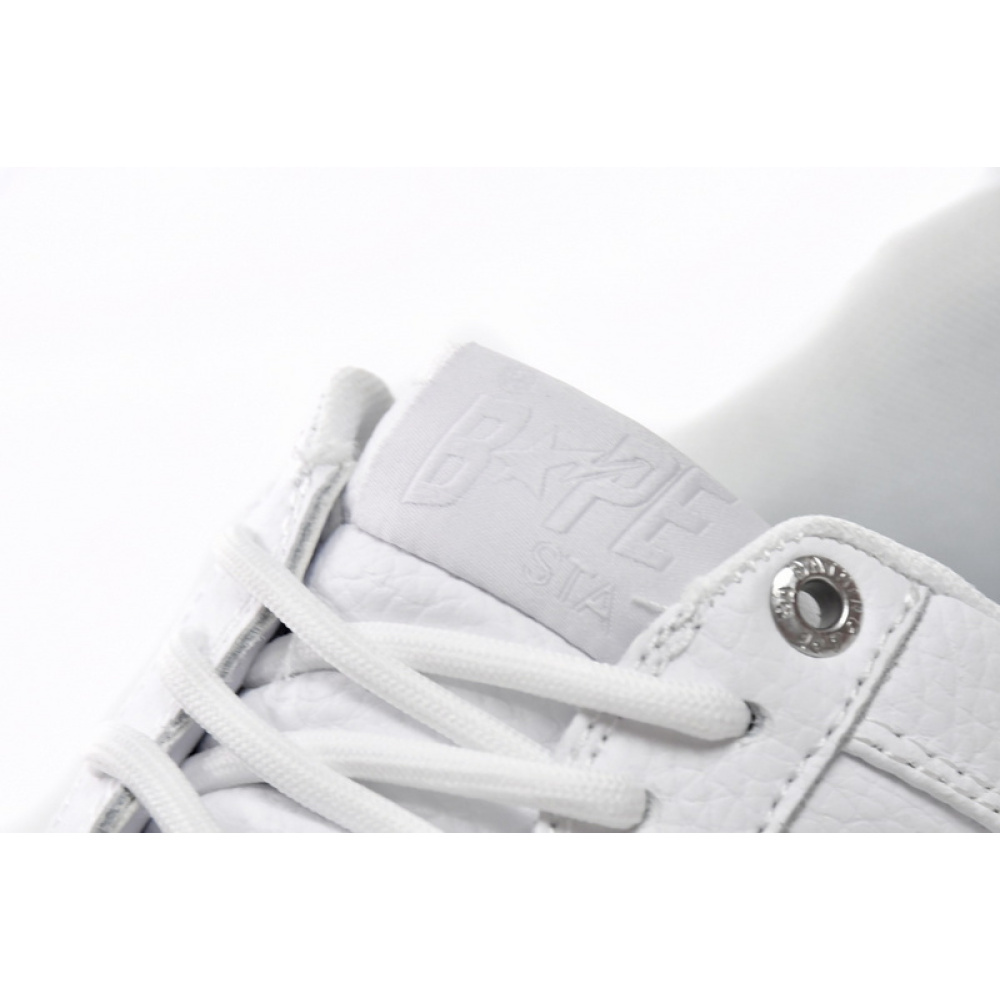 BP A Bathing Ape Bape Sta Low White Grey