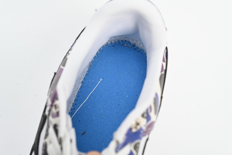 BP A Bathing Ape Bape Sta Low White Purple Color Spray