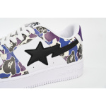 BP A Bathing Ape Bape Sta Low White Purple Color Spray