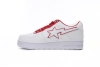 BP A Bathing Ape Bape Sta Low White Red Border