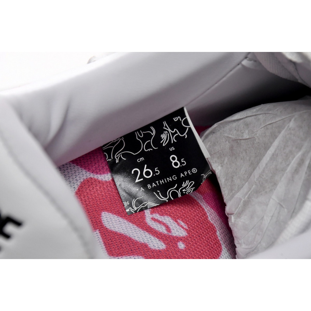 BP A Bathing Ape Bape Sta Low White Red Camouflage