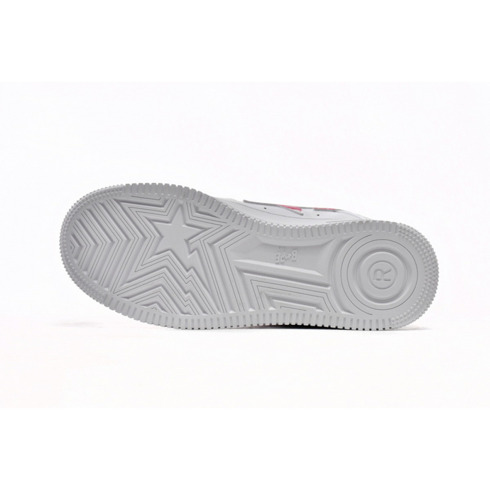 BP A Bathing Ape Bape Sta Low White Red Camouflage