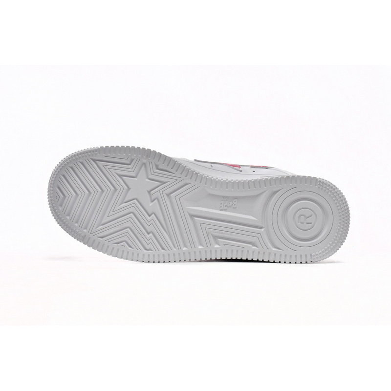 BP A Bathing Ape Bape Sta Low White Red Camouflage