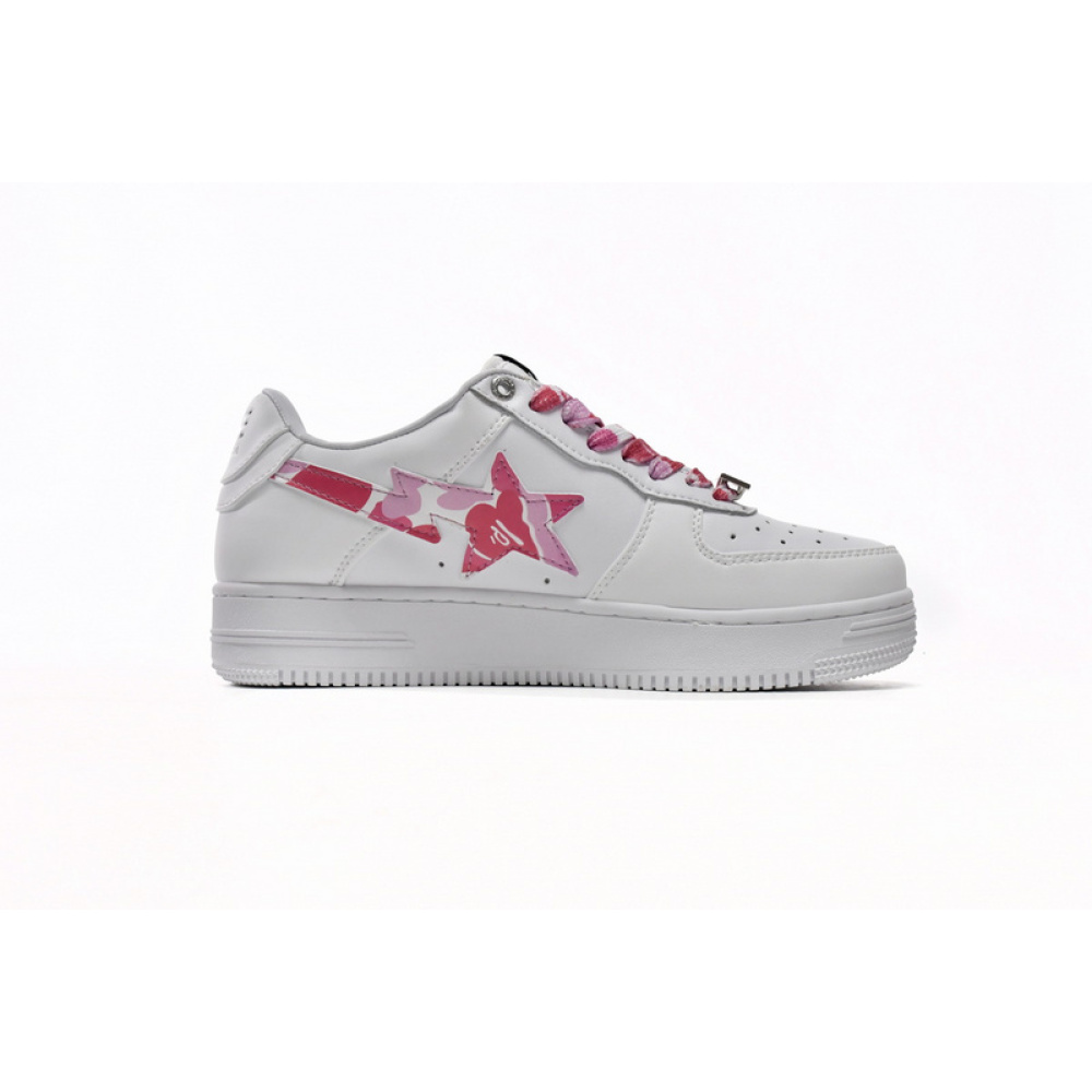 BP A Bathing Ape Bape Sta Low White Red Camouflage