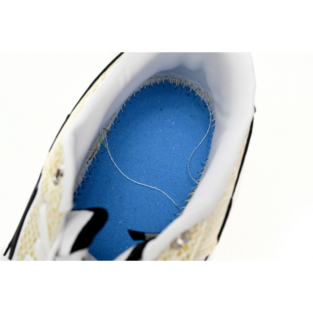 BP Bathing Ape Bape Sta Low White Snake Skin Pattern