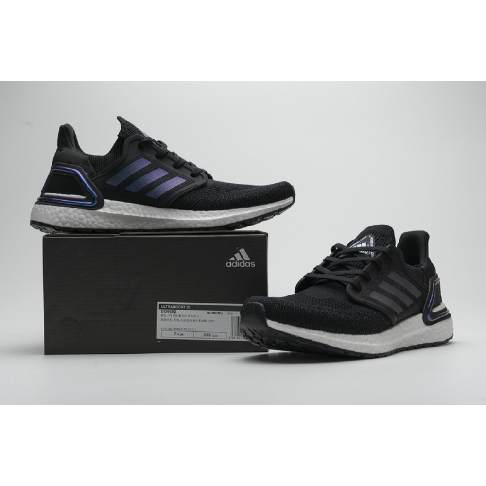 Adidas Ultra BOOST 20 CONSORTIUM Blue Violet Metallic Real Boost